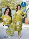 Kudi By Kaya Roman Glass Surat Kurti With Bottom Dupatta Wholesale Market
